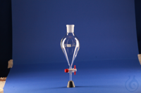 Imbuto separatore in vetro Duran forma conica ml.2000 NS29/32 rubinetto in PTFE